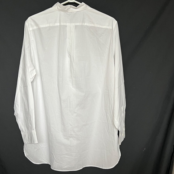 Uniqlo Shirt White Size M Button Up Dress Collar Blouse - Picture 3 of 5